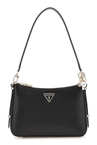 GUESS Daryna II Top Zip Shoulder Bag Black