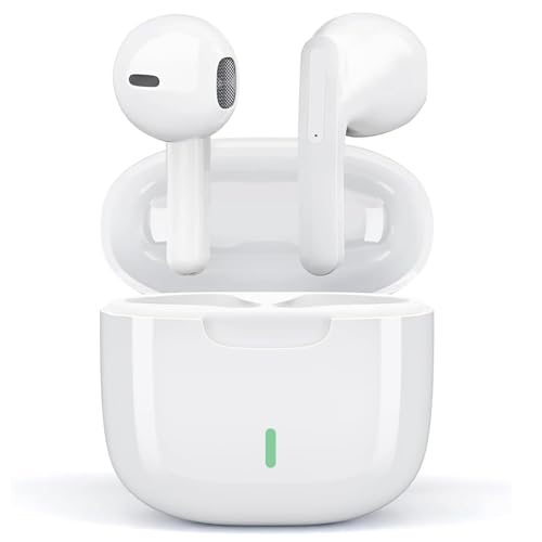 Wireless Kopfhörer In-Ear, Kopfhörer Bluetooth 5.3 mit HiFi Stereoklang, 24H Spielzeit, IPX8 Wasserdicht Kabellose Ohrhörer Noise Cancelling mit Mikrofon, für iOS iPhone Android Samsung