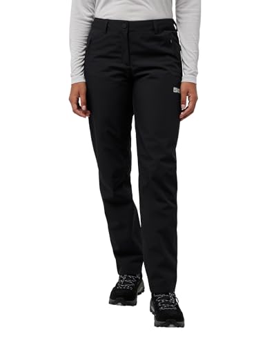 Jack Wolfskin Damen Parana Pants Wanderhose, Schwarz, 36 EU