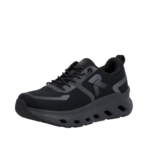 Rieker Damen W3504 Sneaker Low Schwarz 36