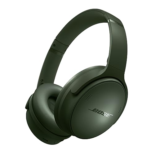 Bose QuietComfort Kabellose Kopfhörer mit Mikrofon und Noise-Cancelling, Bluetooth Over-Ear-Kopfhörer mit Noise-Cancelling, bis 24 Stunden Akkulaufzeit, Zypressen-Grün - Limited Edition