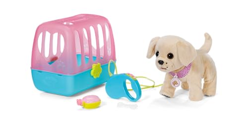 BABY Born Mein Hund Lucky mit Transportbox | 5 Funktionen, Transportbox, Batterien erforderlich