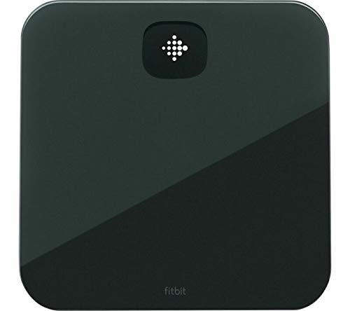 Fitbit Air Smart Schwarz - Elektronische Badezimmerwaage, Max. 180 kg, Schwarz