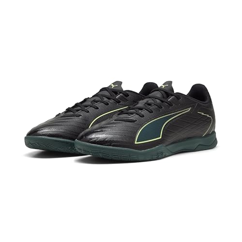 Puma Unisex Ultra 6 Play It Fußballschuh, Puma Black Fizzy Light Green Terrain, 44.5 EU