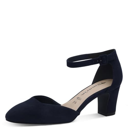 Tamaris Damen Pumps 1-24412-41-805 Marineblau Gr. 39