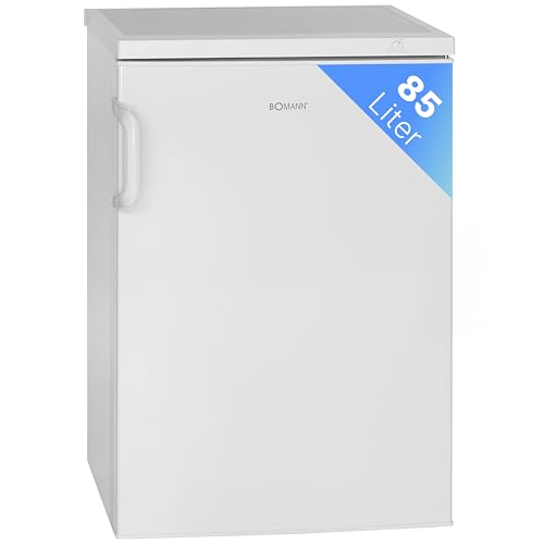 Bomann® Gefrierschrank 85L | Energieklasse D | Temperaturbereich ≤ -18°C | 3 Schubladen | wechselbarer Türanschlag | Gefrierschrank klein | Tiefkühlschrank | Freezer Tiefkühlschrank | GS 2196.1 weiß