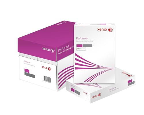 Xerox Performer Multifunktions-Papier, 80 g m², A4, 1 Karton, 5 Packungen, 2.500 Blatt 003R90649 Weiß