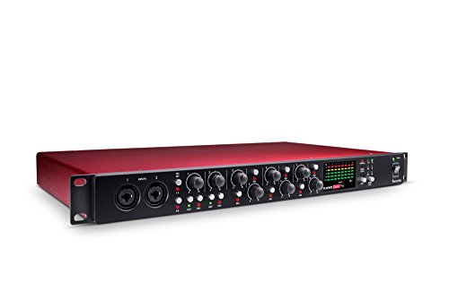 Focusrite Scarlett 8-Kanal Mikrofon Pre Erweiterung mit Analog Kompression, 8 in/8 out OktoPre