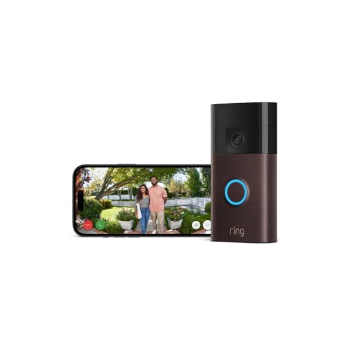 Ring Akku-Videotürklingel (Battery Video Doorbell) (2024) | WLAN-Videotürklingel-Sicherheitskamera, Selbstinstallation (in 5 Minuten) | mit eingebautem Akku I Privatsphäre-Einstellungen