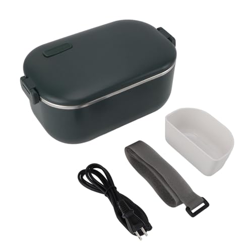 Elektrische Lunchbox, 1 L, Lebensmittelbeh?lter, Schnell, Effizient, 360 Grad Gleichm??ig Erhitzend, Waschbar, Auslaufsicher, Tragbar, Beheizte Lunchbox f¨¹r B¨¹ro, Schule, Camping