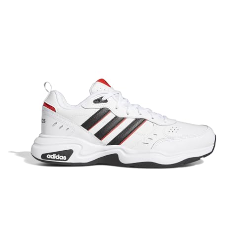 adidas Herren Strutter Shoes, Cloud White / Core Black / Active Red, 43 1/3 EU