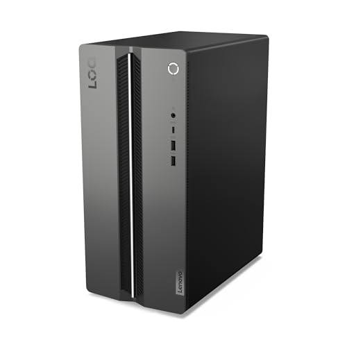Lenovo LOQ Tower Gaming Desktop-PC | NVIDIA GeForce RTX 5060 | Intel Core i5-14400F |16GB RAM | 1TB SSD | Win11 Home | Luna Grau - Raven Schwarz | 17L | 3 Monate GamePass | 3 Monate Premium Care