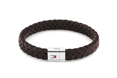 Tommy Hilfiger Jewelry Armband für Herren aus Leder - Erhältlich aus Schwarz oder Braun