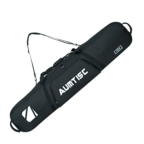 AUMTISC Snowboardtaschen Boardtaschen Skitasche Skiausrüstung Snowboard Aufbewahrung Snowboard Reisetasche Gepolsterte Skitasche Skiausrüstung Skireisetasche Lange
