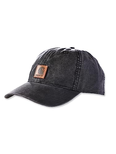 Carhartt Herren Canvas Cap Baseballkappe, Schwarz, Einheitsgröße