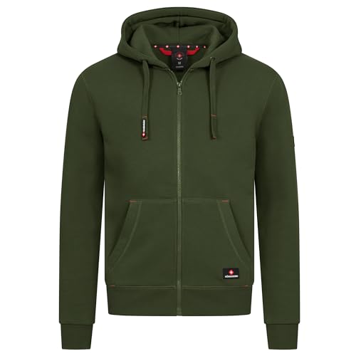 Höhenhorn Woodberg Herren Hoodie Pullover Grün Gr. XL