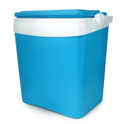 Kühlbox blau passiv 25 Liter/Thermobox Warmhaltebox Box isoliert