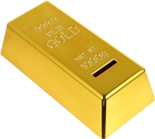 KUNANG Goldbarren Münzbank Goldbarren Sparschwein Ziegelmünze Spardose