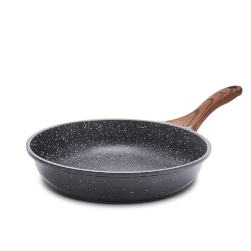 SENSARTE Antihaft Bratpfanne, 20cm Schweizer Granit Beschichtung Omelette Pfanne, Gesunde Stein Kochgeschirr Chef's Pfanne, PFOA Frei
