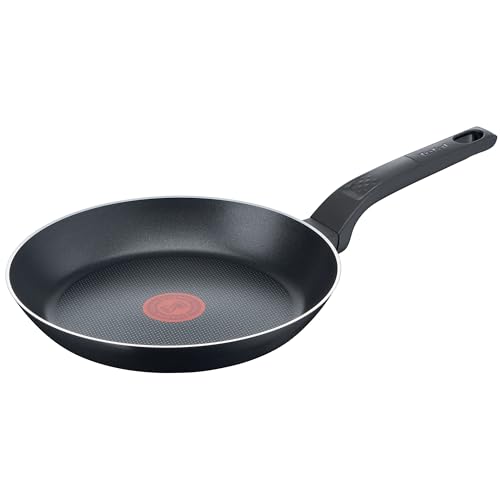 Tefal Easy Cook & Clean Bratpfanne 20 cm, Antihaftbeschichtung, Thermo-Signal bei idealer Brattemperatur, Aluminium, NICHT induktionsgeeignet, einfache Reinigung, Made in France, B5550233