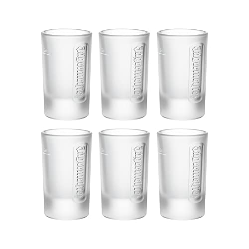 Jägermeister Shotgläser Set 2cl - 6er Set Schnapsglas - Spülmaschinenfest und Standfestes Likörglas - Das Original - Schnaps und Likör Glas