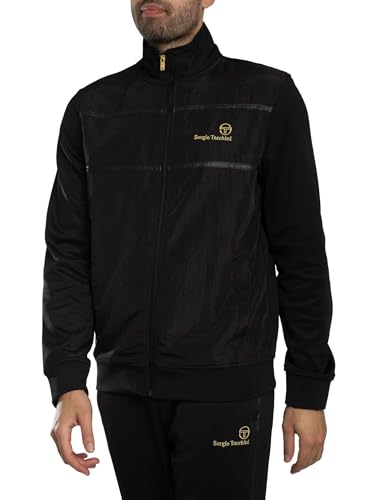 Sergio Tacchini Herren Cassio Trainingsjacke, Black, L