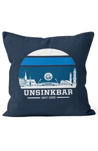 F.C. Hansa Rostock Deko-Kissen Skyline 40x40 cm