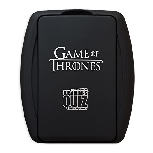 Top Trumps Quiz Game of Thrones Edition - Quiz Kartenspiel für Game of Thrones Fans! - Fanartikel & Merchandise - Kartenspiel für 2+ Spieler ab 18+ Jahren - Deutsch