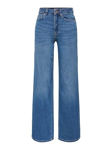 ONLY Damen ONLMADISON Blush HW Wide DNM CRO372 NOOS, Medium Blue Denim, L / 30L EU