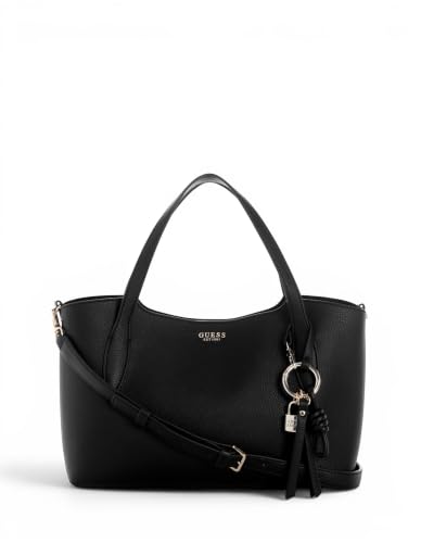 Guess Damen Satchel Tasche Melody 2 In 1 Schwarz
