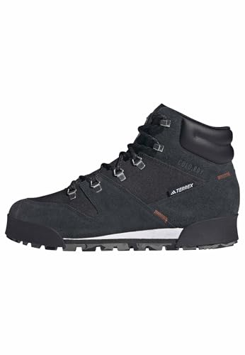 adidas Herren Terrex Snowpitch Cold.RDY Hiking Shoes Wanderschuhe, Core Black/Core Black/Orange, 42 EU