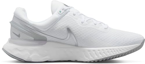 NIKE React Miler 3 Laufschuh White/Pure Platinum-Pure Plati 38