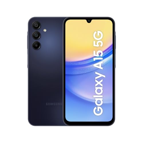 Samsung Galaxy A15 5G Smartphone, Simlockfrei ohne Vertrag, Android-Handy, Schnellladefunktion, 128 GB, Blue Black, 2,5 Jahre Herstellergarantie [Deutsche Version]