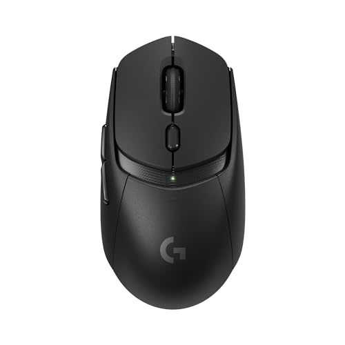 Logitech G309 LIGHTSPEED kabellose Gaming-Maus, leicht, LIGHTFORCE-Hybridschalter, HERO 25K-Sensor, über 300 Stunden Akkulaufzeit mit AA-Batterie, 6 programmierbare Tasten, PC und Mac - Schwarz