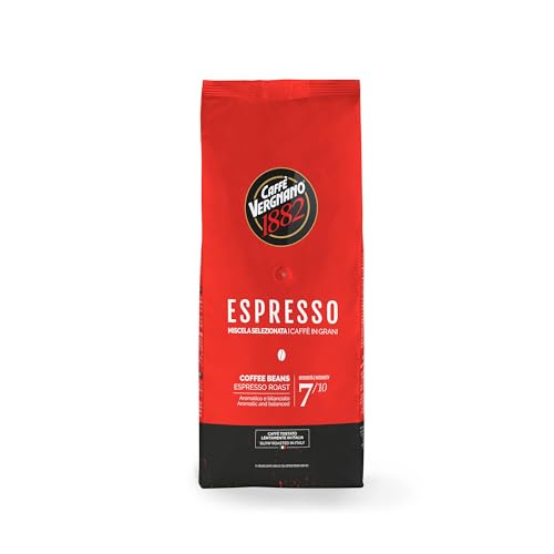 Caffè Vergnano 1882 Kaffeebohnen Espresso - 1 Packung enthält 1 Kg