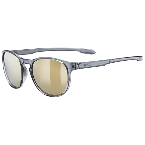 uvex LGL 53 - Sonnenbrille für Damen und Herren - starker Schutz vor Sonnenstrahlung - 100% UVA-, B, C Schutz - smoke - one size