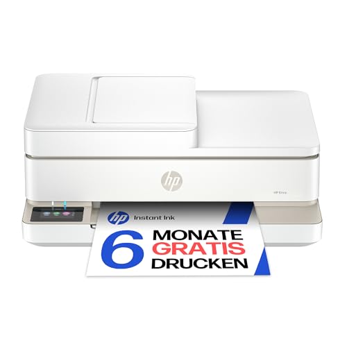 HP Envy 6520e, Multifunktionsdrucker, 6 Monate gratis drucken Instant Ink inklusive, Drucken, Kopieren, Scannen, Mobiler Faxversand, Wi-Fi, Automatischer Vorlageneinzug, Touchscreen