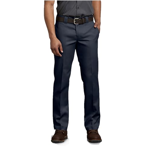 Dickies 873 Herren-Arbeitshose, schmale Passform, Schwarz, 34W / 34L