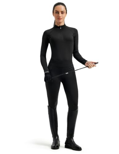 FitsT4 Sports Reitset für Damen Reithose und Reitsport Oberteil