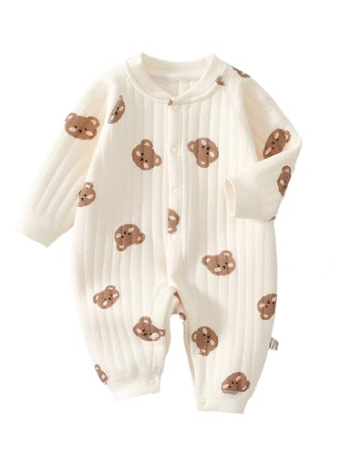 TootyTots Neugeborene Unisex Strampler, Langarm Overall 100% Baumwolle Weich & Bequem, Für Außenkleidung & Täglichen Gebrauch, Ideal für Alle Jahreszeiten