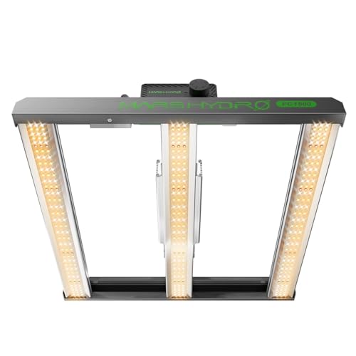 MARS HYDRO Smart FC1500 LED Grow Lampe 150W Samsung LM301H EVO Abdeckung Vollspektrum Pflanzenlampe Daisy Chain dimmbare Bar Wachstumslampe für Zimmerpflanzen, Gemüse, Blume