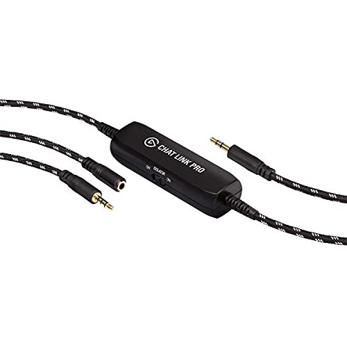 Elgato Chat Link Pro - Audio-Adapter für PS5, PS4, Nintendo Switch, Aufnahme von Audio-Chat, Gameplay-Sound, extralanges Kabel