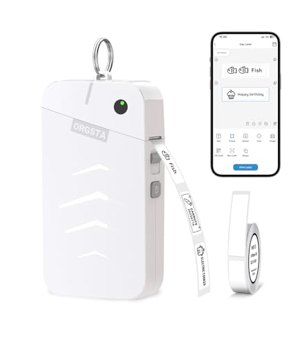 ORGSTA S001 Etikettendrucker Selbstklebend Etikettiergerat Bluetooth