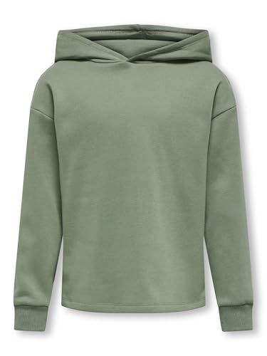 KIDS ONLY Mädchen Kogfave L/S Hood SWT Noos Kapuzenpullover, Hedge Green, 146-152 EU