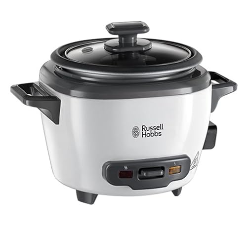 Russell Hobbs Reiskocher mini [small] 0,4l (Warmhaltefunktion, antihaftbeschichteter Gartopf, Reislöffel & Messbecher, ideal auch für Quinoa & Couscous, Reiswärmer) 27020-56