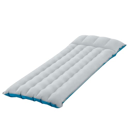 INTEX Camping Matratze für 1 Person & Kissen, aufblasbares Luftbett 67x184x17 cm max. 136 KG – kleines Packmaß aufblasbares Bett Campingbett Schlafmatte Outdoor ideal für Festivals Camping (67997)
