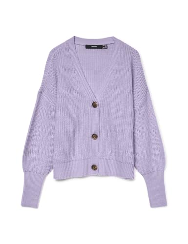 VERO MODA Vmlea Ls V-Neck Cuff Cardigan Noos