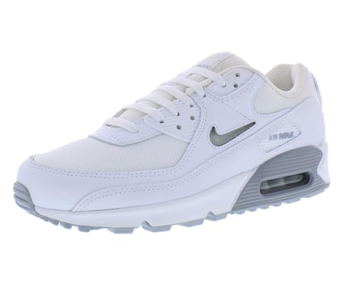 Nike Air Max 90 Herren Running Trainers FN8005 Sneakers Schuhe (UK 9 US 10 EU 44, White Photon dust 100)