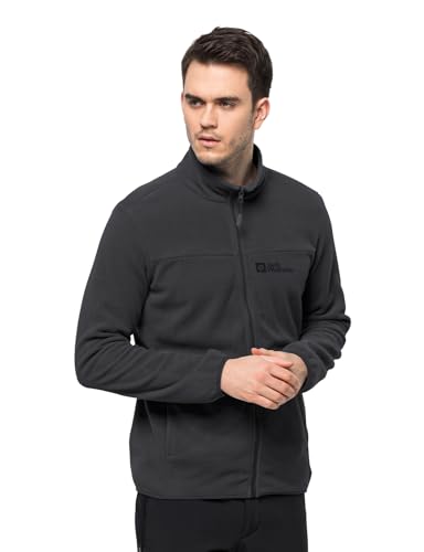 Jack Wolfskin Herren Hatchet Stone Fz M Fleece Jacke, Schwarz, XL EU