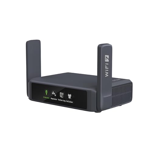 GL.iNet GL-BE3600 (Slate 7) Mobile Reise-Router, WiFi 7 Router, VPN Mobiler WLAN Router Mobil, Pocket WiFi, 2.5G Gigacube Port, Travel WLAN Access Point for Glasfaser Modem, Openwrt/Wireguard/Home